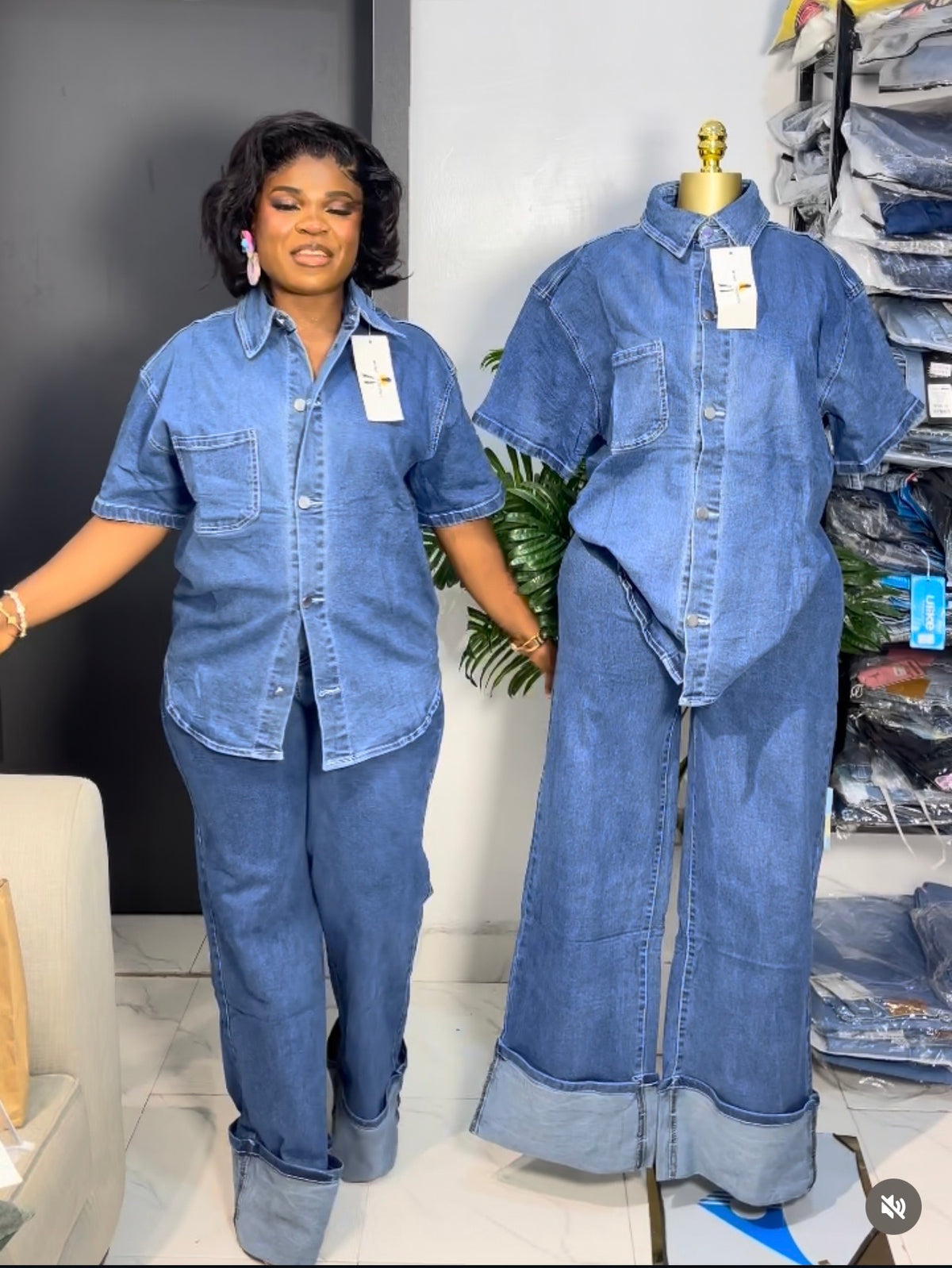 Denim 2pcs set