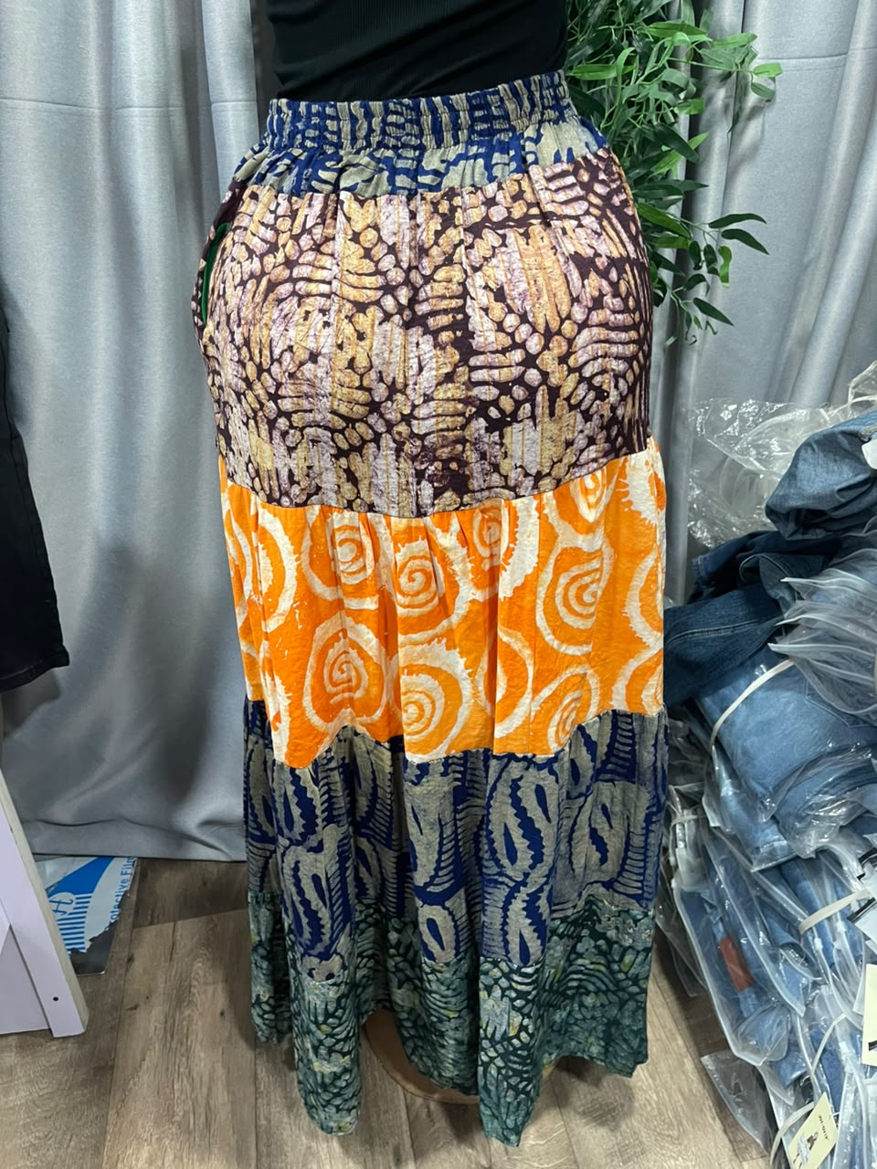 Adire skirts