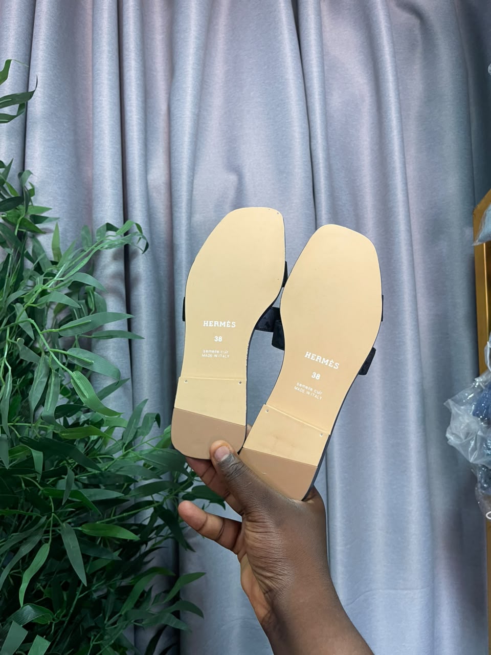 Hermes slippers