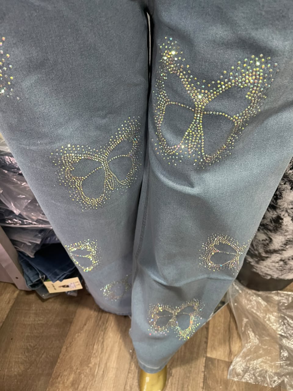 Stretchy boyfriend jean