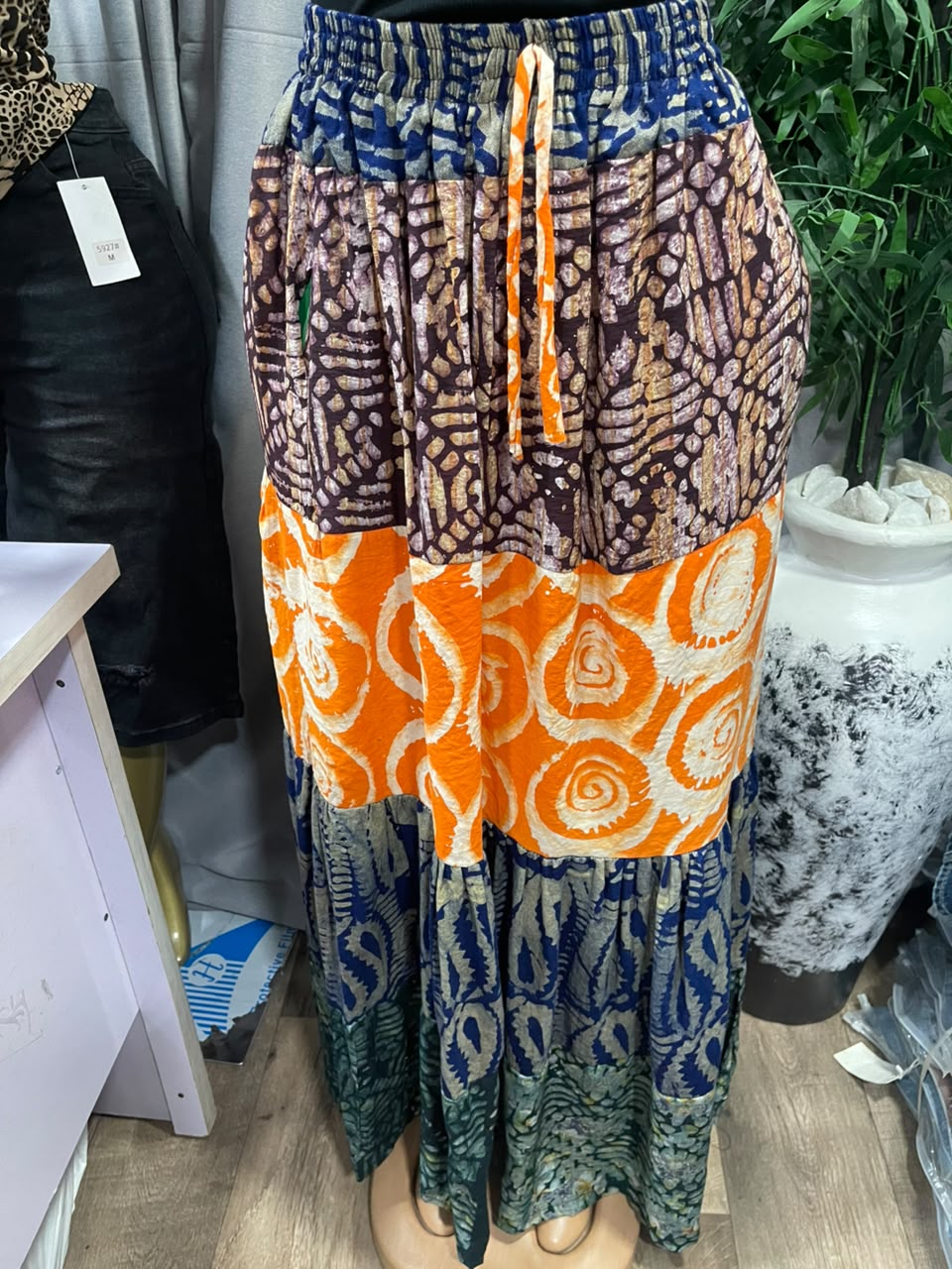 Adire skirts