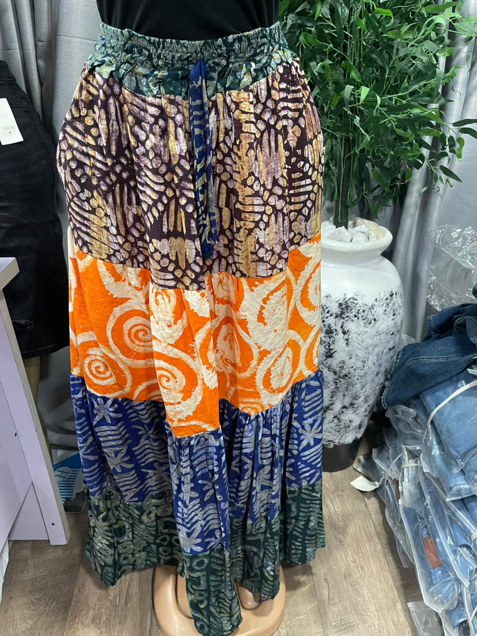 Adire skirts