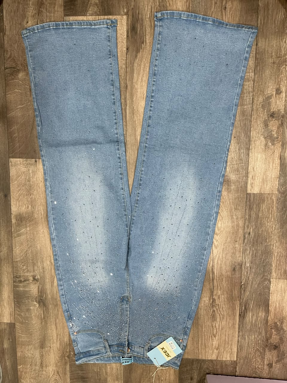 B7716 stretchy boyfriend jeans