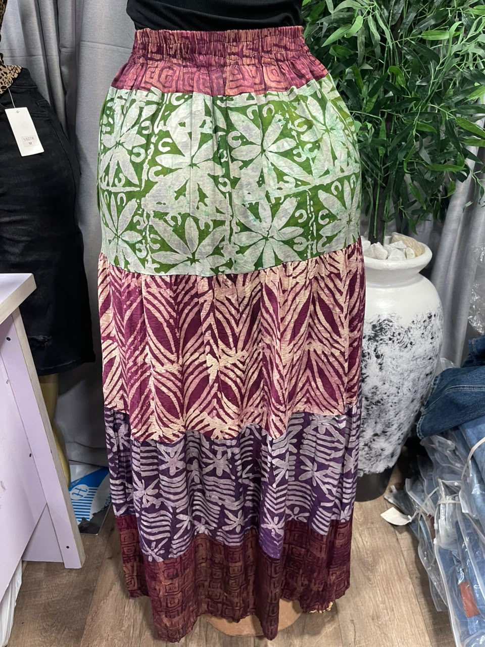 Adire skirts