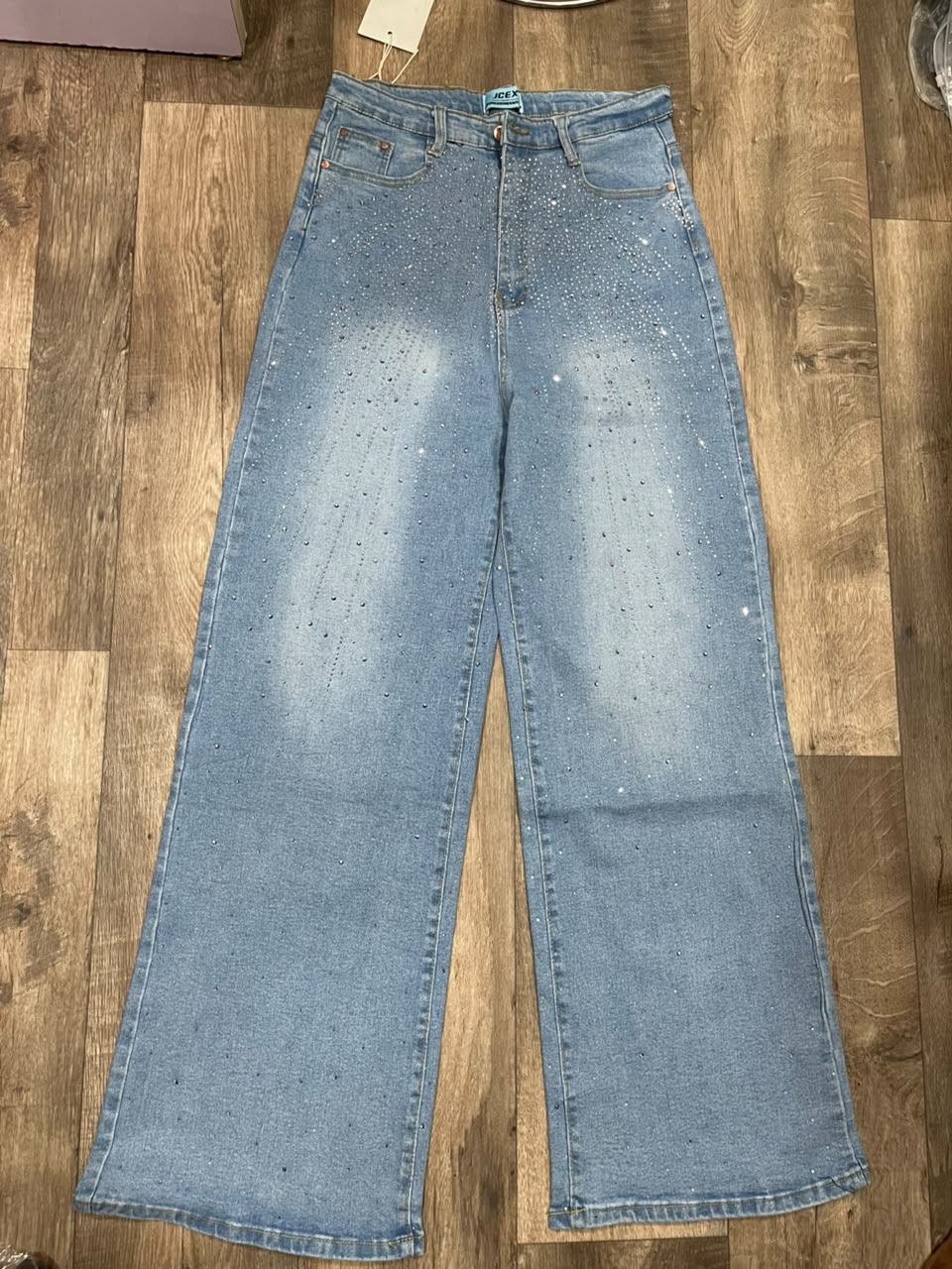 B7716 stretchy boyfriend jeans