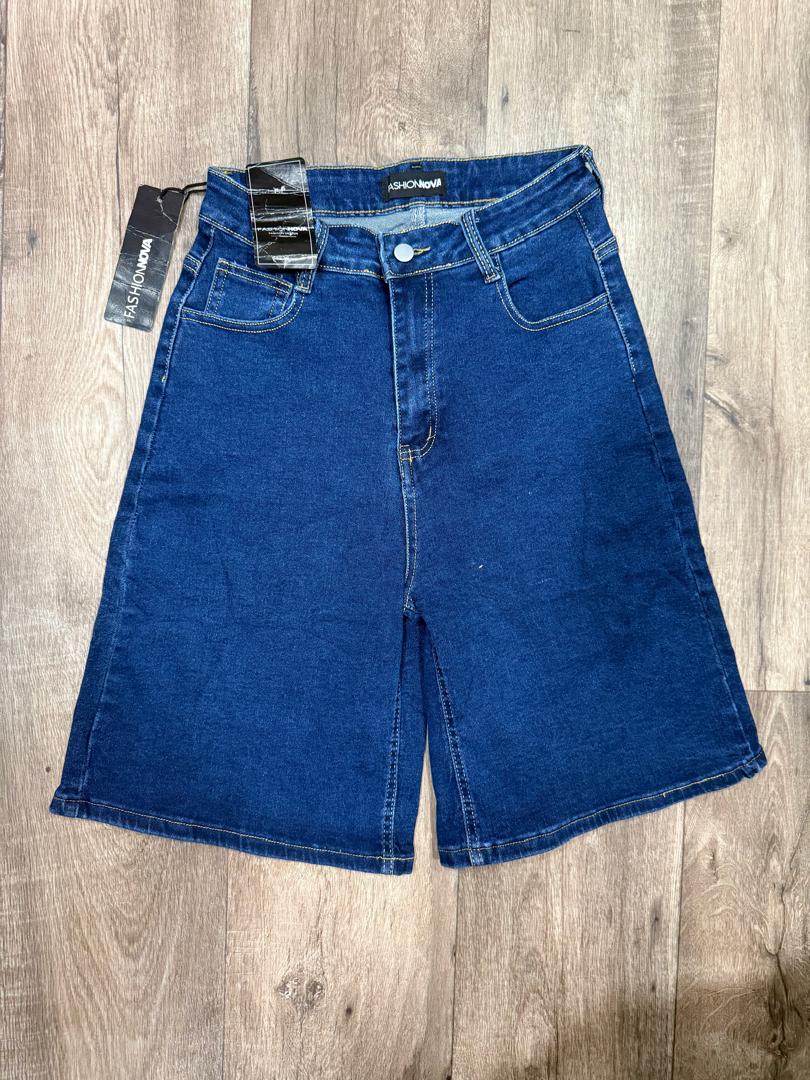 W209 stretchy denim shorts