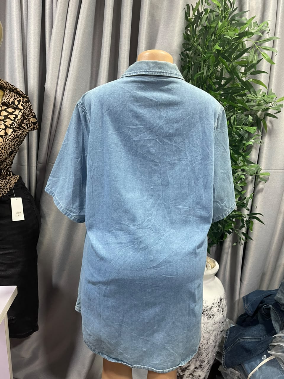 Denim gown 4xl