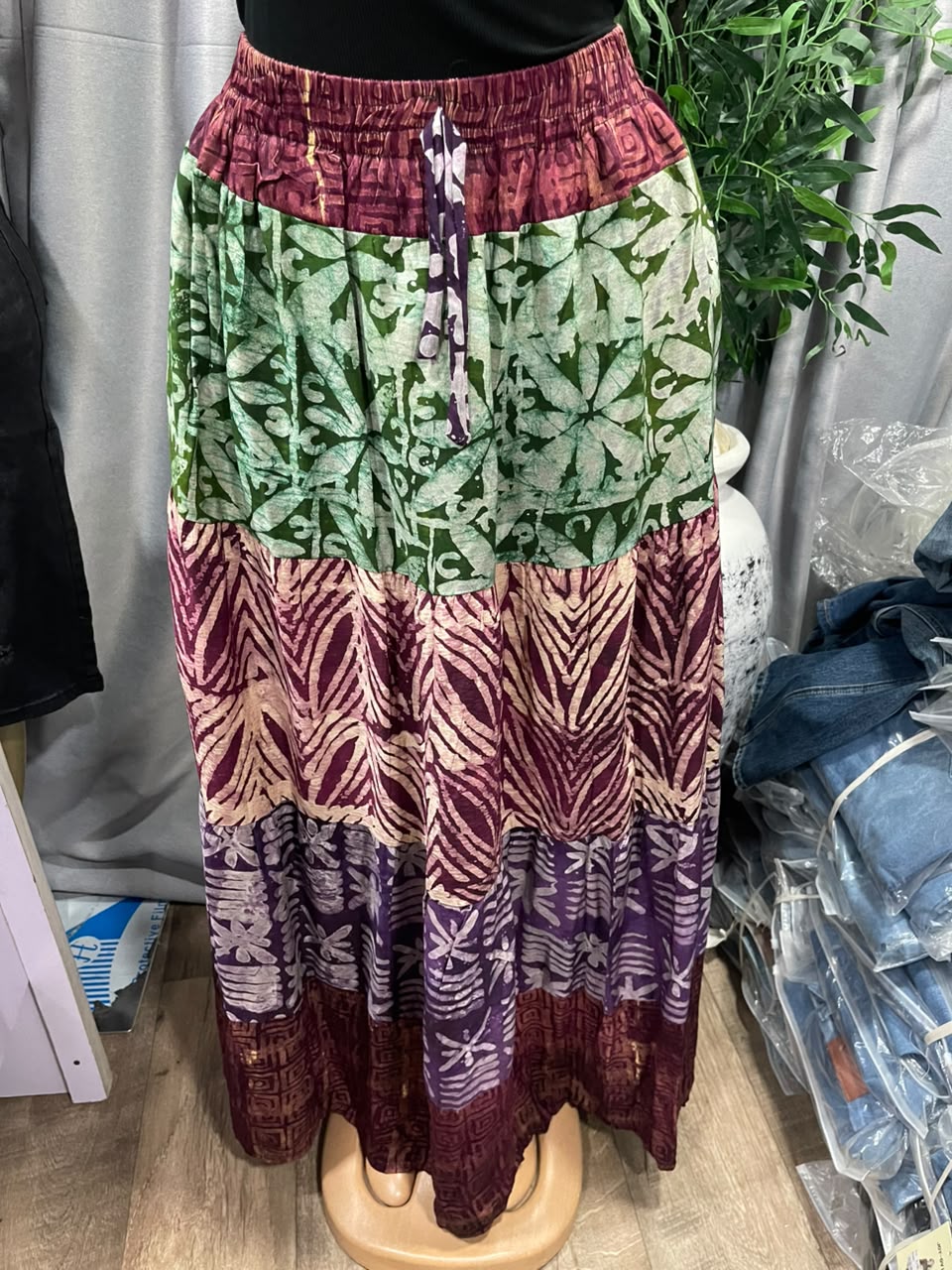 Adire skirts
