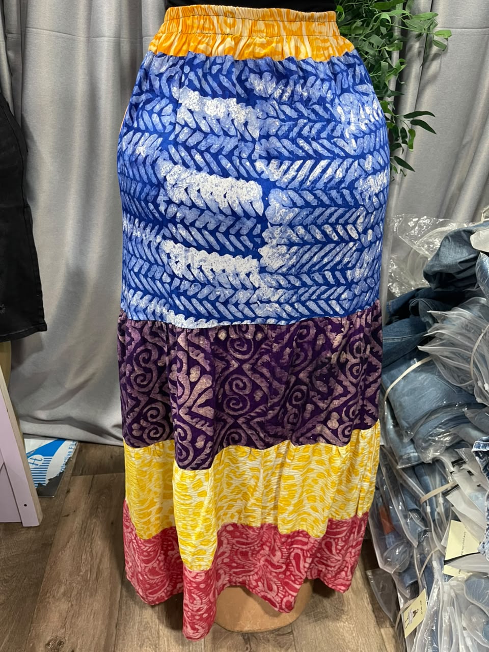 Adire skirts