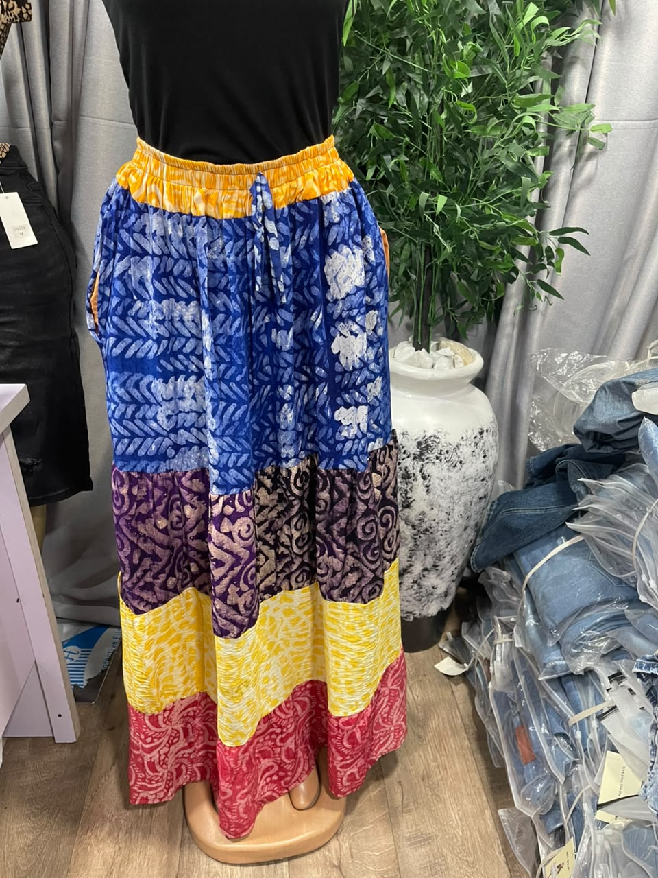 Adire skirts